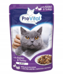 PREVITAL Kalkun ja k&uuml;&uuml;lik žel&eacute;es - m&auml;rgkassitoit - 100g