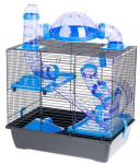 INTER-ZOO Rocky + Terrace blue - puur hamstrile