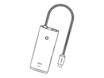 Baseus Lite seeria WKQX050101 USB-C dokkimisjaam