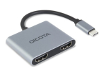 DICOTA 4-&uuml;hes-1 USB-C dokijaam