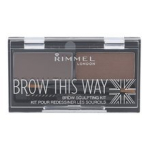 Brow This Way Scuplting Kit - Set for perfect eyebrows 2 g 002 Medium Brown