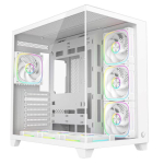 RAMPAGE PC CASE WITH TEMPERED GLASS valge