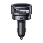 Baseus PrimeTrip VR1 autolaadija 60W USB-A USB-C v&auml;ljutatava USB-C kaabliga / must