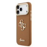 Guess PU Grained 4G Logo Stand Camera Frame &uuml;mbris Apple iPhone 17 Pro Max jaoks