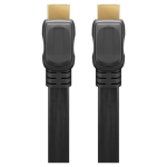 Goobay Slim HDMI 2.0 Ethernetiga lame kaabel 4K 60Hz 2m Must