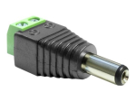 Delock DC 2.1 x 5.5 mm isane terminaliplokki toiteadapter