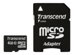Transcend Premium 4GB microSDHC kaart