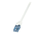 LogiLink Home EconLine CAT 6a varustamata patch-kaabel, 2m, valge
