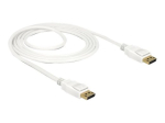 Delock 1.5m DisplayPort Kaabel Valge