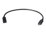 i-Tec USB Type-C Laienduskaabel 30cm Must