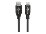 Goobay Lightning USB-C Laadimis- ja s&uuml;nkroonikaabel &Uuml;mar kaabel