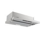 Cata hood TFK 6005 X teleskoopiline energiam&auml;rgisklass B laius 60 cm 360 m&sup3;/h mehaaniline CSLED roostevaba teras