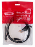 UNITEK HDMI KABEL 2.0 4K60HZ,LAETZ,2M,C11063BK-2M