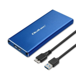 Qoltec 51832 &Uuml;mbris M.2 SSD drive SATA NGFF USB 3.0 Super speed 5Gb/s 2TB Sinine