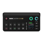 R&Oslash;DECaster Video S - video and audio production console, black