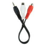 Gembird CCA-406 3.5mm pistik 2xRCA stereo audio kaabel 0.2m