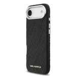 Karl Lagerfeld Grained PU korduv logo MagSafe &uuml;mbris iPhone Air jaoks / must