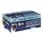 BRIT Premium by Nature Delicate Fillets in Gravy Wet Cat Food - 36x85g