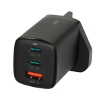 iBOX C-65 Must, GaN 65W universaalne laadija UK pistikuga