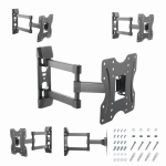 Gembird Wall mount WM-42ST-02 Tilt, Swivel 23-42 " Black