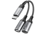 Dudao L13C+ 2-in-1 USB-C kuni USB-C adapter