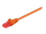 Goobay 1m CAT 6 U/UTP CCA orane Ethernet kaabel
