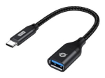 Conceptronic USB 3.2 Gen 2 USB Kaabel 20cm Must