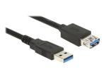 Delock pikenduskaabel USB 3.0 3m must
