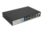 Extralink VIRTUS 16-portne 10/100 PoE+ l&uuml;liti