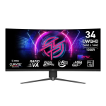 MSI MPG 346CQRF X24 34 UltraWide 3440 x 1440 240Hz HDMI DisplayPort USB-C