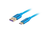 Lanberg CA-USBO-21CU-0010-BL 1m USB A kuni USB C sinine kaabel