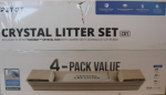 SALE OUT. PETKIT Crystal Litter for Purobot Crystal Duo, 4 bags DAMAGED PACKAGING