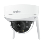 Reolink 4K Ultra HD IK10 Vandal-Proof Camera W437 Dome 8 MP 2.7-13.5mm IP67 H.265 Micro SD, Max. 512