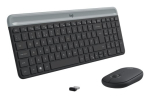 Logitech MK470 Slim Combo Juhtmeta Klaviatuur + Hiir, US, Grafiit