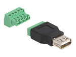 Delock USB adapter must roheline