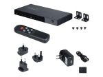 StarTech.com 4-Port 8K HDMI , HDMI 2.1 to 4K 120Hz HDR10+, 8K 60Hz UHD, HDMI 4 In 1 Out, Auto/Manual Source ing, Remote Control and Power Adapter I