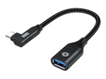 Conceptronic USB 3.2 Gen 2 USB Kaabel 20cm Must
