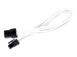 SilverStone PP07 Toiend pikenduskaabel 25cm Valge