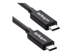 StarTech.com 2m (6.6ft) Thunderbolt 3 kaabel, 20Gbps, 100W PD, 4K video, Thunderbolt-sertifitseeritud, &uuml;hildub TB4/USB 3.2/DisplayPortiga Thunderbo...