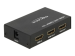 DeLock HDMI UHD 1x HDMI sisse > 2x HDMI v&auml;lja 4K Video/Heli Jagaja