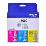 Brother BT5000CLVAL tindikassett 3 tk(d) &Uuml;hilduv Sinine, Magenta, Kollane