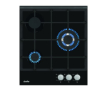 Simfer Hob H4.305.HGSSP Gas on glass Number of burners/cooking zones 3 Rotary knobs Black