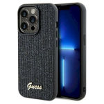 Guess GUHCP14LPMSDGSK K&otilde;va&uuml;mbris Disco Metal Script iPhone 14 Pro 6.1" jaoks / must