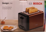 SALE OUT. Bosch TAT4P429 DesignLine praadimasin, 970 W, 2 slotti, Pronks SALE OUT. Bosch DesignLine praadimasin TAT4P429 V&otilde;imsus 970 W Slottide arv...