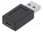 USB 3.0 SuperSpeed adapter, must - USB-C emasest USB 3.0 isasest (t&uuml;&uuml;p A)