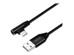 LogiLink USB kaabel 30cm must
