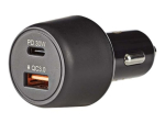 Nedis Auto v&otilde;imsusadapter 48Watt 1xUSB-A 2.0 1xUSB-C
