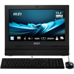 MSI Pro AP162T ADL-042XEU k&otilde;ik-&uuml;hes arvuti Intel&reg; N N100 39.6 cm (15.6) 1920 x 1080 pikslit puuteekraan 8 DDR4-SDRAM 256 SSD Wi-Fi 6E (802.11ax) must.