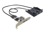 DeLock Eespaneel 2 x USB 3.0 PCI Express kaart 2 x USB 3.0 Adapter 5Gbps