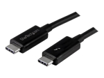 StarTech.com 1m (3.3ft) Thunderbolt 3 kaabel, 20Gbps, 100W PD, 4K video, Thunderbolt-sertifitseeritud, &uuml;hildub TB4/USB 3.2/DisplayPortiga Thunderbo...